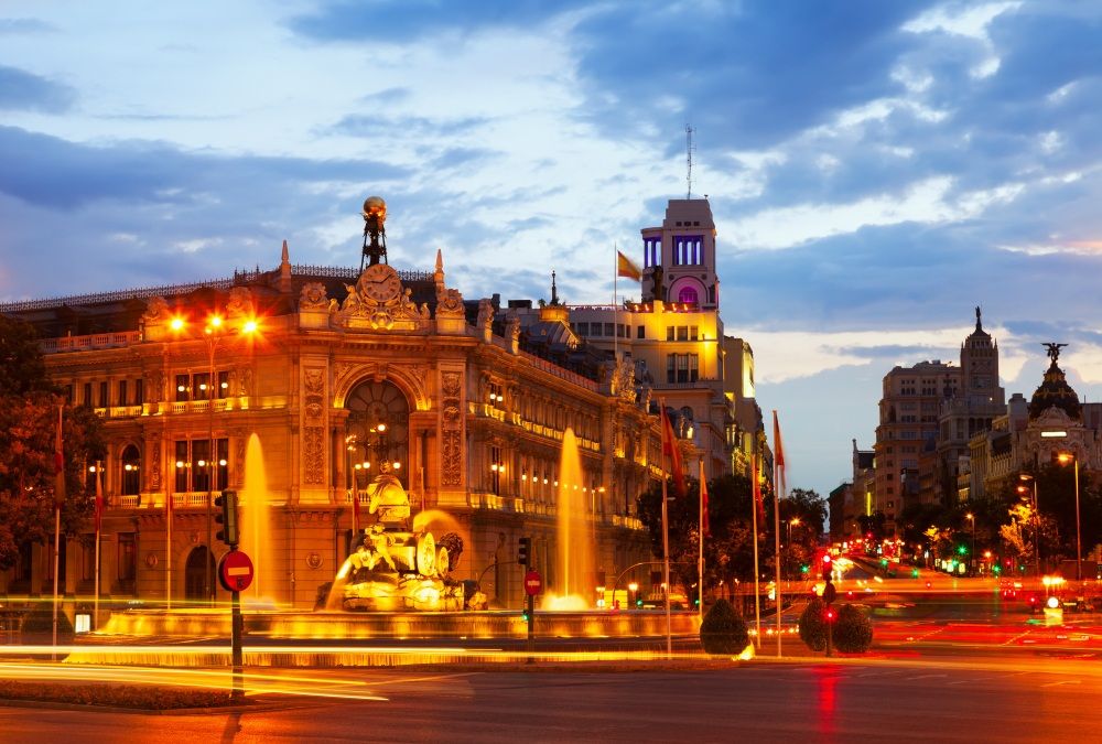 Cibeles Fountain in Madrid (Spain)