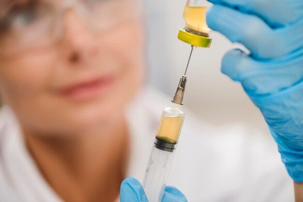 Behandlung mit plättchenreichem Plasma 1